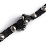 DEPECHE Bælte med nitter Belts 300 Black/Amr silver