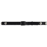 DEPECHE Bælte med nitter Belts 300 Black/Amr silver
