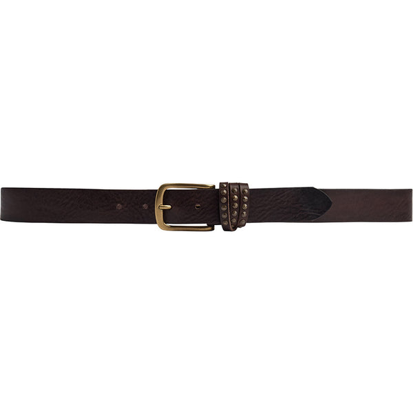 DEPECHE Bælte med nitter Belts 161 Dark brown