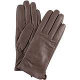 DEPECHE Basic handsker i blødt skind Gloves 166 Brownie