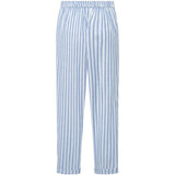 Depeche Clothing Beate buks i stribet print Pants 259 Blue Yarndye Stripe