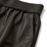 Depeche leather wear Belle MW Læderbuks Pants 335 Dark Khaki