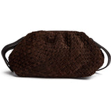 DEPECHE Berlin flettet clutch Clutch 008 Chocolate