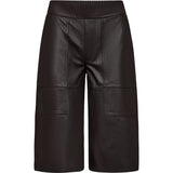 Depeche leather wear Bermuda shorts i skind (HW) Shorts 008 Chocolate