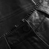 Depeche leather wear Bianca habit læderbukser i blød kvalitet Pants 099 Black (Nero)