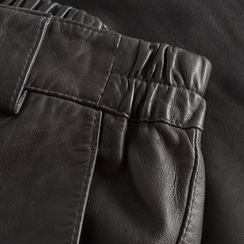 Depeche leather wear Bianca habit læderbukser i blød kvalitet Pants 175 Charcoal