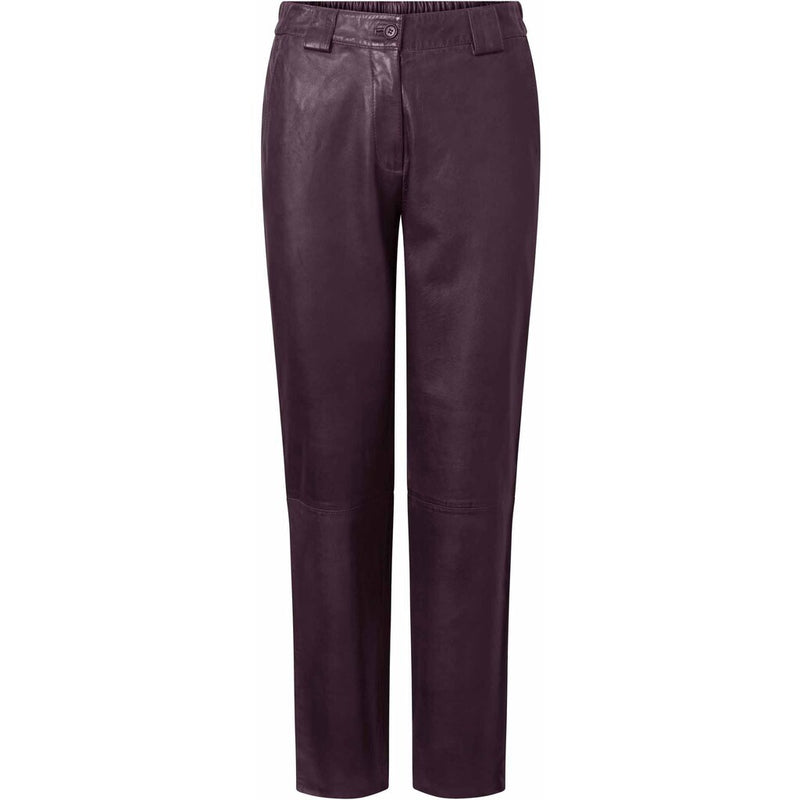 Depeche leather wear Bianca habit læderbukser i blød kvalitet Pants 198 Dark Blossom
