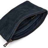 DEPECHE Bilbao clutch i ruskind Clutch 031 Ocean