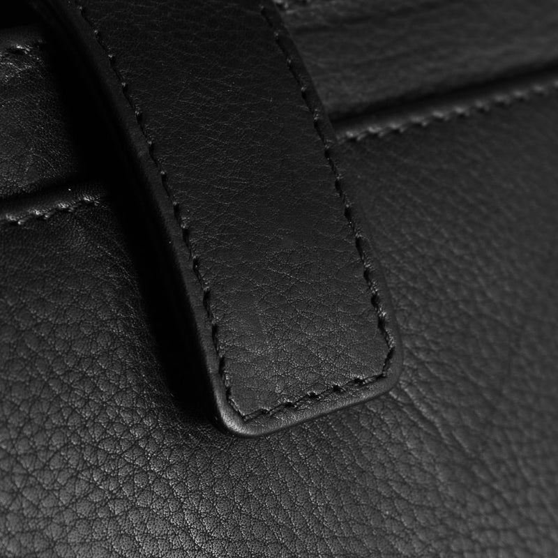 DEPECHE Blød og lækker skind pung Purse / Credit card holder 099 Black (Nero)