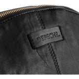 DEPECHE Blød og rummelig læder kosmetik taske Accessories 099 Black (Nero)