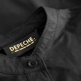 Depeche leather wear Blød og smuk læderskjorte i tidløst design Shirts 099 Black (Nero)