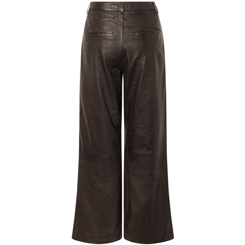 Depeche leather wear Bløde Anika skindbukser Pants 214 Dark Chocolate