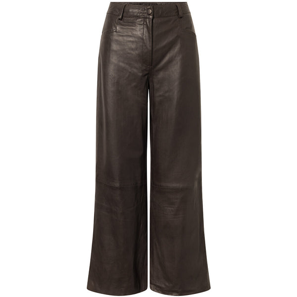 Depeche leather wear Bløde Anika skindbukser Pants 214 Dark Chocolate