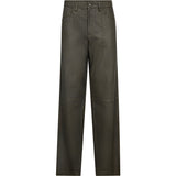 Depeche leather wear Boa skindbukser - fuld længde (HW) Pants 054 Khaki