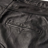 Depeche leather wear Boa skindbukser - Wide leg (HW) Pants 099 Black (Nero)