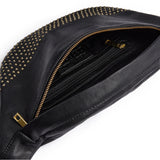 DEPECHE Bucharest bumbag i lammeskind Bumbag 099 Black