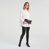 DEPECHE Bucharest clutch i lammeskind Small bag / Clutch 099 Black