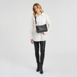 DEPECHE Bucharest skuldertaske i lammeskind Shoulderbag / Handbag 099 Black