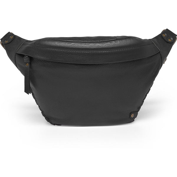 DEPECHE Bumbag dekoreret med smukke kantsyninger Bumbag 099 Black (Nero)