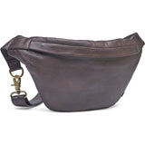 DEPECHE Bumbag i en smørblød læderkvalitet Bumbag 161 Dark brown