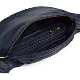 DEPECHE Bumbag i en smørblød læderkvalitet Bumbag 285 Midnight Blue