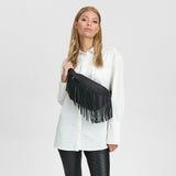 DEPECHE Bumbag med frynser Bumbag 099 Black (Nero)