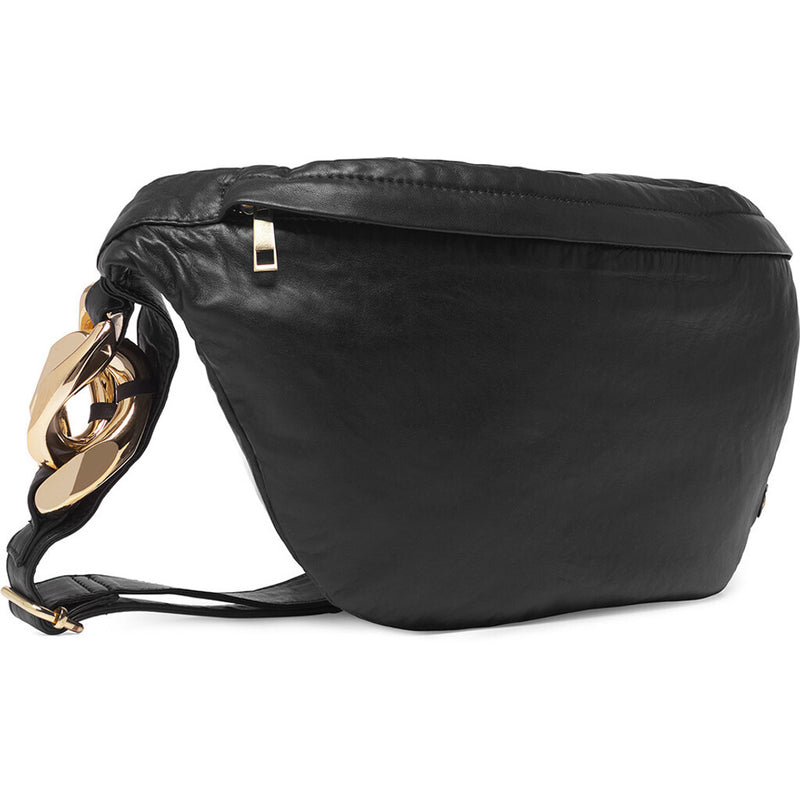 DEPECHE Bumbag med gulddetalje Bumbag 099 Black (Nero)