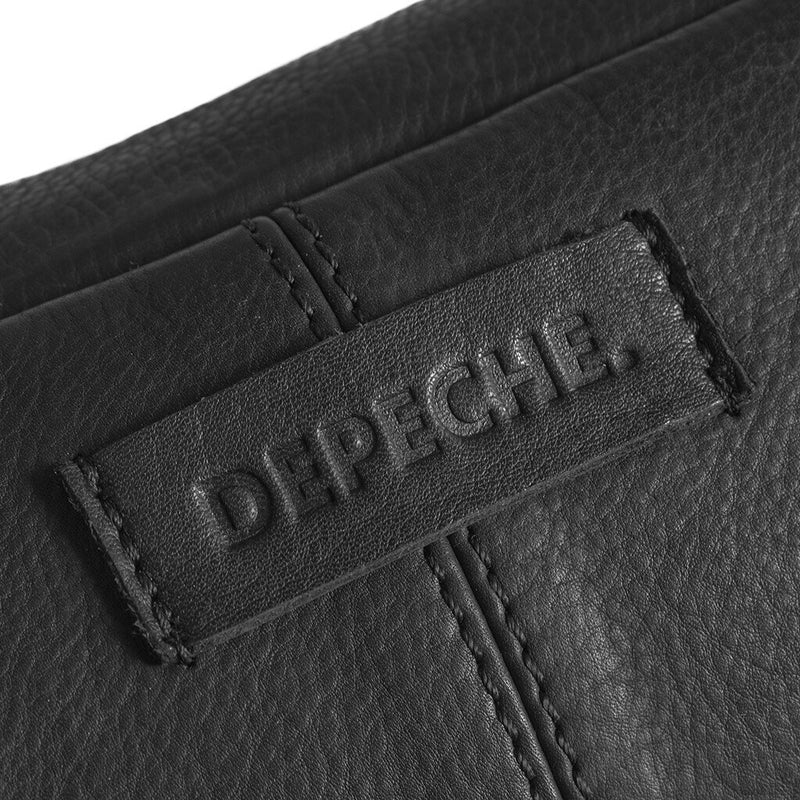 DEPECHE Bumbag med lynlåsdetaljer Bumbag 099 Black (Nero)