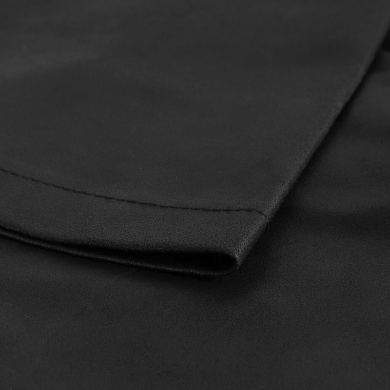 Depeche leather wear Casual og cool læderkjole i blød kvalitet Dresses 099 Black (Nero)