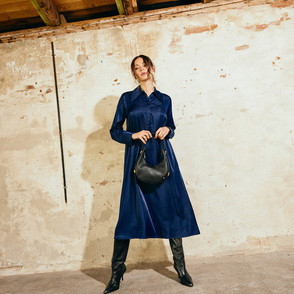 Depeche Clothing Cindy kjole Dresses 285 Midnight Blue