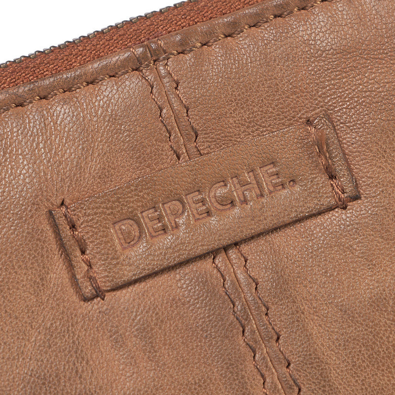 DEPECHE Elegant og Tidløs Clutch Clutch 014 Cognac