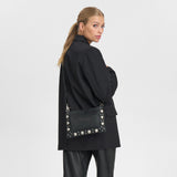 DEPECHE Clutch med nitter Clutch 099 Black (Nero)