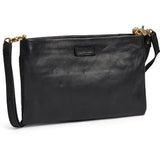 DEPECHE Clutch taske i skind med nitter Clutch 099 Black (Nero)