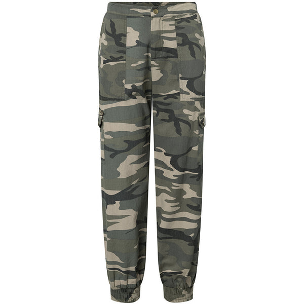 Depeche Clothing Cool Lara camouflage bukser (RW) Pants 234 Khaki Printed