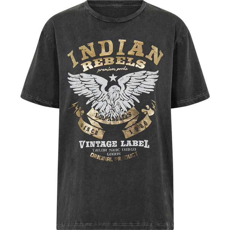 Depeche Clothing Cool Nila t-shirt Tops 024 Antracit