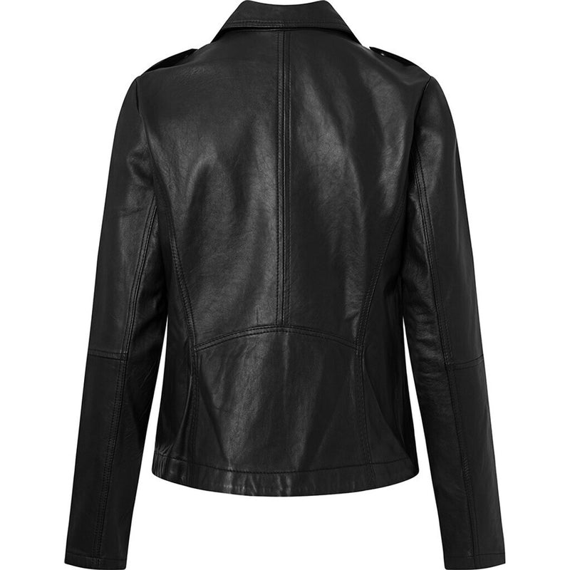 Depeche leather wear Cool Noora biker skindjakke Jackets 099 Black (Nero)