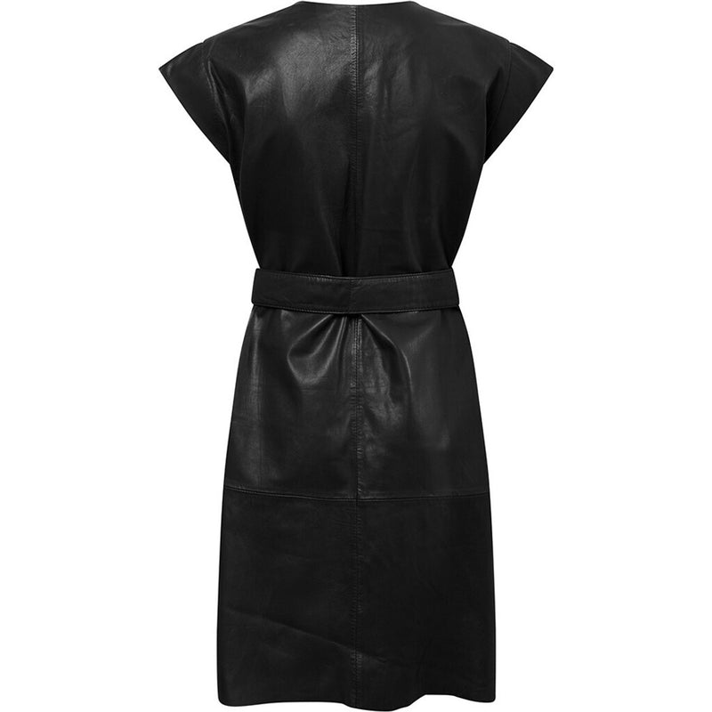 Depeche leather wear Cool Rosita læderkjole Dresses 099 Black (Nero)