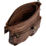DEPECHE Cool crossbody taske i kvalitetslæder Cross over 221 Chesterfield