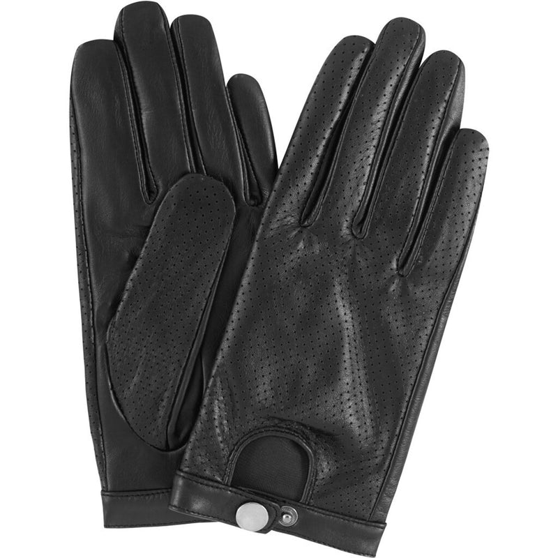 DEPECHE Cool læderhandsker med fingertouch Gloves 099 Black (Nero)