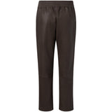 Depeche leather wear Cool loose fit Belle læderbukser i blød kvalitet Pants 008 Chocolate