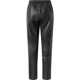 Depeche leather wear Cool loose fit Belle læderbukser i blød kvalitet Pants 099 Black (Nero)