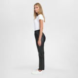 Depeche leather wear Cool loose fit Belle læderbukser i blød kvalitet Pants 099 Black (Nero)