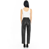 Depeche leather wear Cool loose fit Belle læderbukser i blød kvalitet Pants 099 Black (Nero)