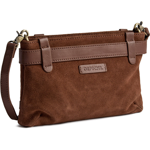 DEPECHE Cool ruskindsclutch Clutch 014 Cognac