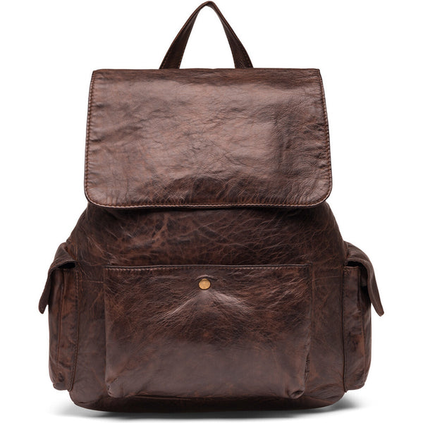 DEPECHE Cool rygsæk i blød skindkvalitet Backpack 068 Winter brown