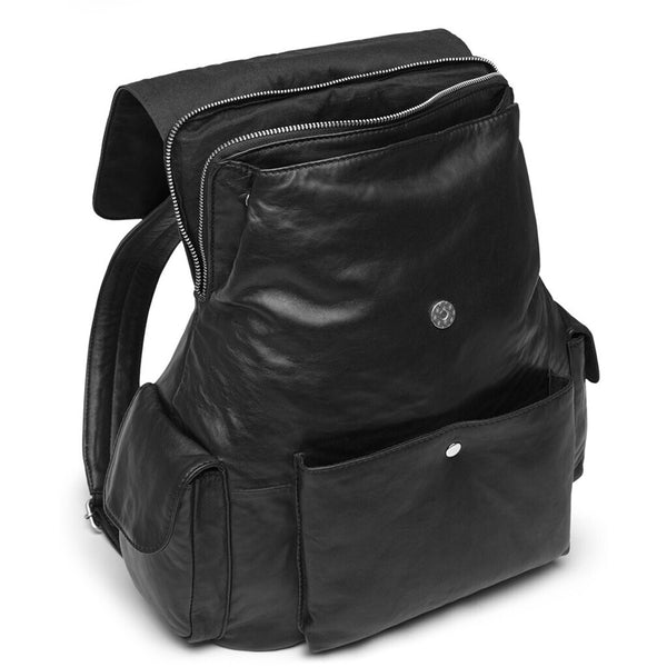 DEPECHE Cool rygsæk i blød skindkvalitet Backpack 099 Black (Nero)