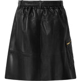 Depeche leather wear Cool skindnederdel i en slidstærk og blød kvalitet Skirts 099 Black (Nero)