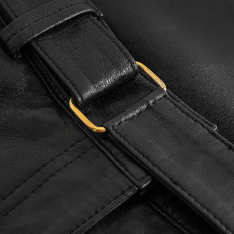 Depeche leather wear Cool skindnederdel i en slidstærk og blød kvalitet Skirts 099 Black (Nero)