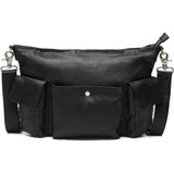 DEPECHE Cool skuldertaske i blød og lækker skindkvalitet Shoulderbag / Handbag 099 Black (Nero)