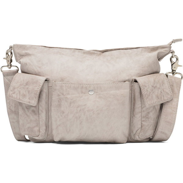 DEPECHE Cool skuldertaske i blød og lækker skindkvalitet Shoulderbag / Handbag 160 Concrete